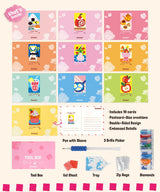 Grabie Mini Diamond Art Cards reimagine traditional diamond painting into tiny, easy-to-finish creative moments. Each beautifully designed mini artwork is placed on a sturdy postcard-size card and can be completed in about 30–45 minutes — perfect for a relaxing off-screen creative break without the commitment of a giant canvas project. Simply shake the diamonds, match the symbols, and stick the square gems one by one to create sparkling miniature artworks you can keep, gift, or share. 

 * DIAMOND ART MADE 