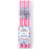 Embrace certainty in your artistic journey with Grabie's set of 3 water brush pens! Perfect for creating stunning watercolor paintings, captivating gouache artworks, and intricate calligraphy, this premium collection features durable nylon brush tips that provide sensitive responses for fine lines.  

DURABLE NYLON BRUSH TIPS - Hold their point and withstand wear, delivering delicate lines or pools of color. 

ASSORTED TIPS & PRECISE WATER FLOW - Although durable, the fiber tips maintain their shape for fin