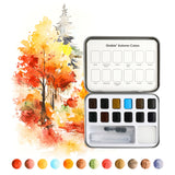 Introducing the "Autumn-Themed Watercolor Coloring Club Box," a charming set for all ages. It includes a 12-color watercolor pocket set inspired by fall and a 15-sheet coloring pad—perfect for capturing the season’s warmth.

Capture Autumn's Beauty - Celebrate autumn with 12 carefully selected shades inspired by the season. The included 15-sheet coloring pad gives you the ideal surface to explore rich tones and seasonal charm in every brushstroke.

Premium Paper & Coloring Guide - Scan the QR code for a fre