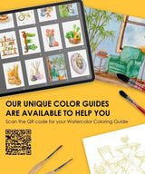 IDEAL SETTING FOR VERSATILE ARTISTS
Embark on a practical creative adventure with our meticulously curated Essential-Themed watercolor gift set. This collection features a watercolor pocket set boasting 12 essential hues, each chosen to reflect the versatility needed for all subjects—from still life to simple landscapes. Accompanied by an intricately illustrated 15-sheet watercolor coloring book, focused on daily essentials and core techniques, this ensemble invites you to explore the fundamentals of waterc