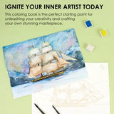 Grabie Watercolor Coloring Club Box - Landscape

A Landscape Coloring Journey – Perfect for nature lovers! This bundle includes a portable watercolor set and a beautifully illustrated coloring book, ideal for all skill levels. Enjoy a relaxing coloring experience.

Perfect Pairing for Nature Lovers – Thoughtfully designed, this set features a 12-color watercolor pocket set, curated with shades that capture the essence of nature, and a 15-sheet, 140LB landscape-themed watercolor coloring book. 