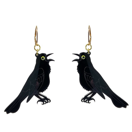 Pendientes de mirlo