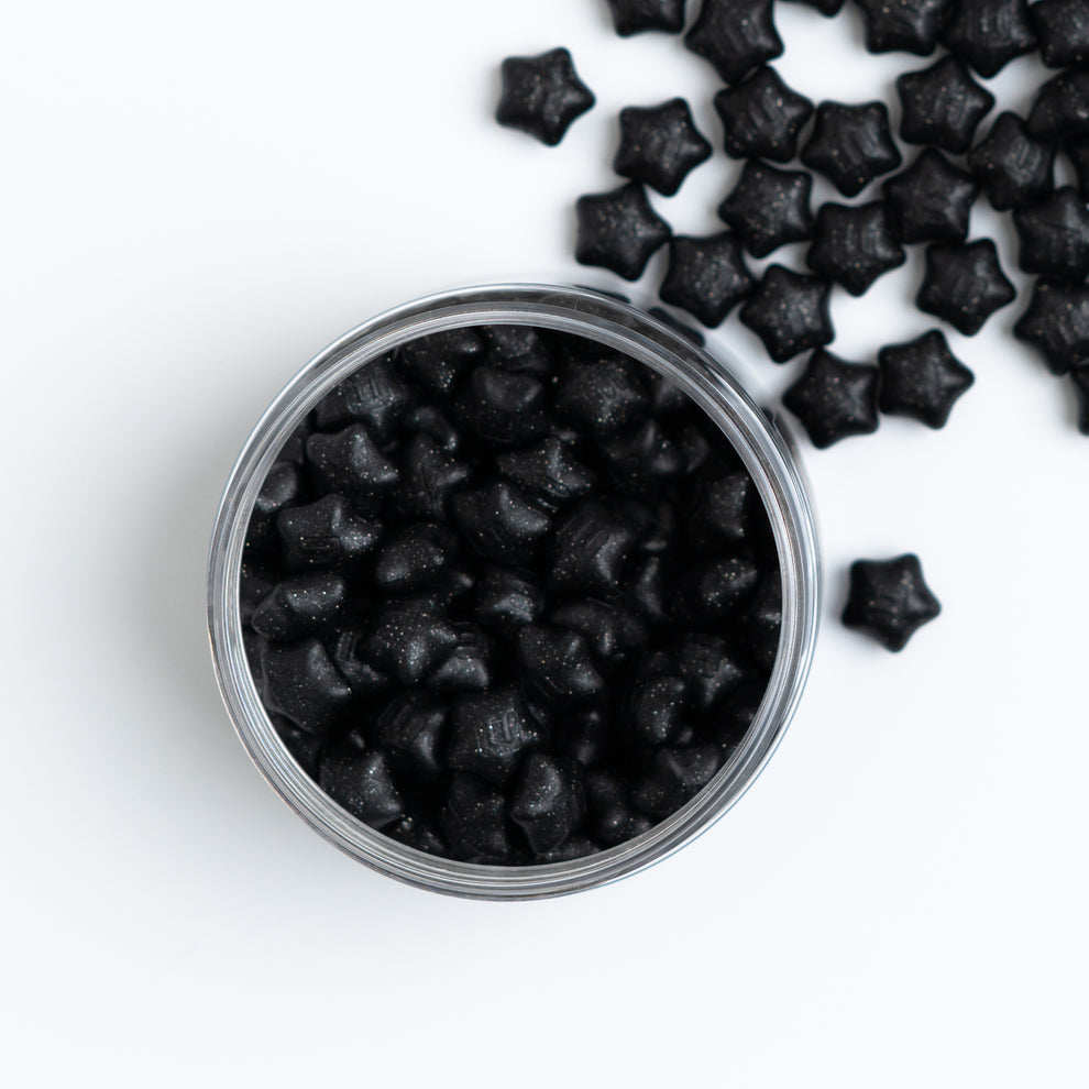 Archer and Olive - Black Sparkles Wax Seal Beads