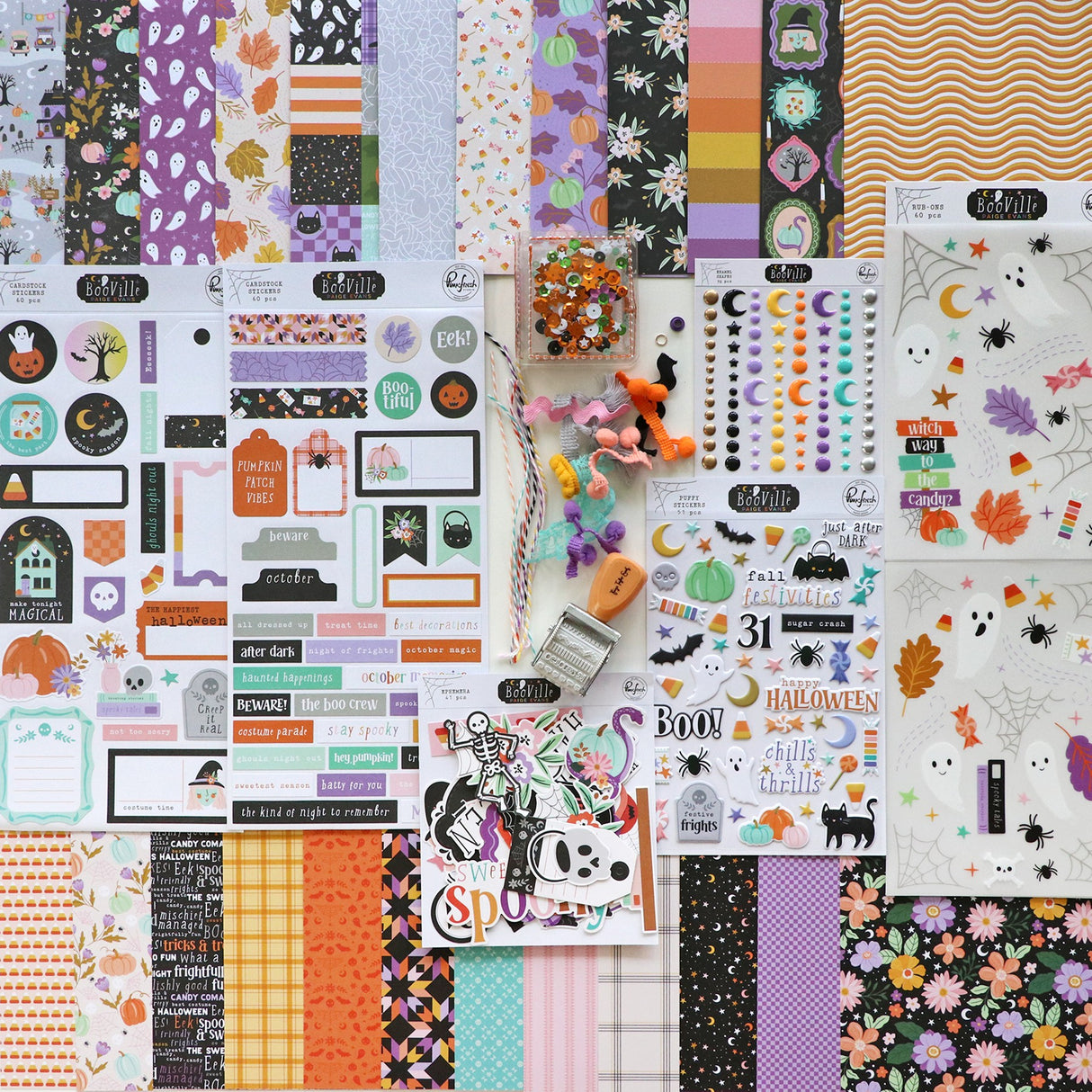 Halloween Micro Sequin Mini Album Class by Paige Evans