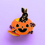 Pin de esmalte de conejo de Halloween – Colección Halloween 