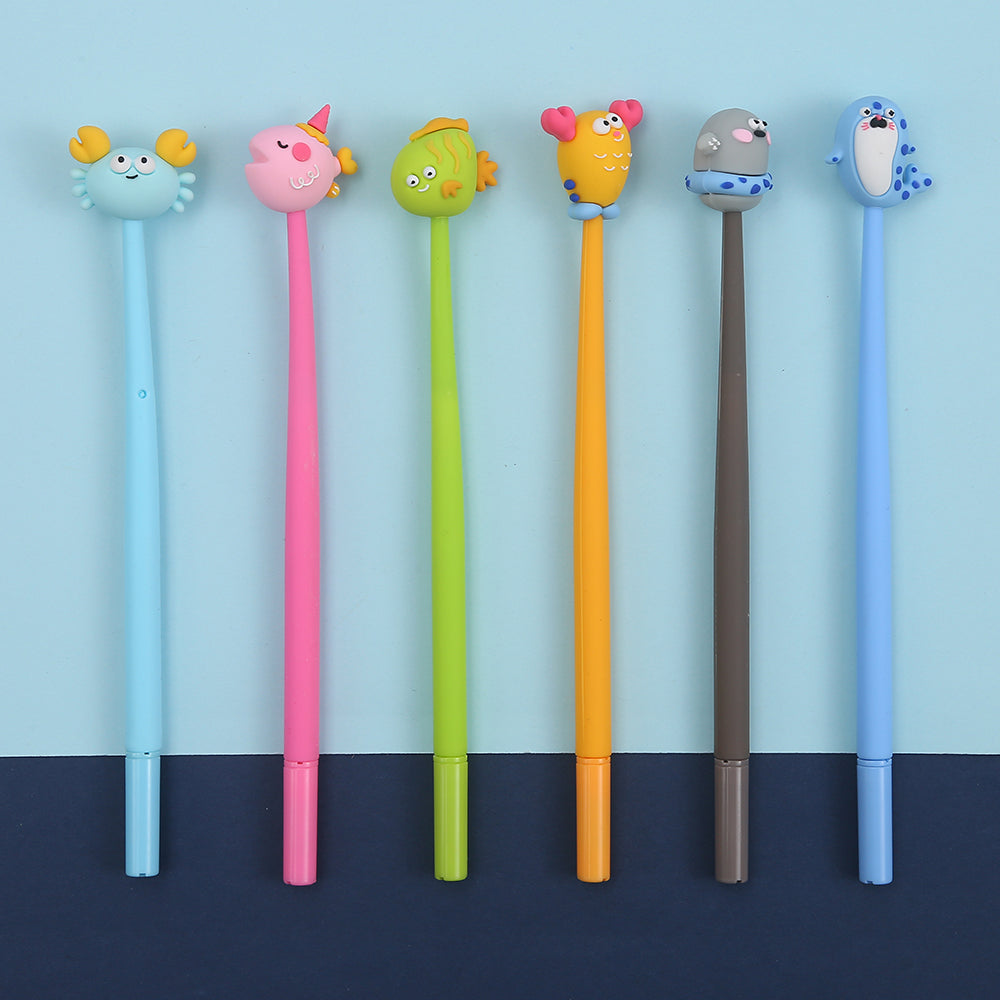 Happy Sea Animals Gel Pen