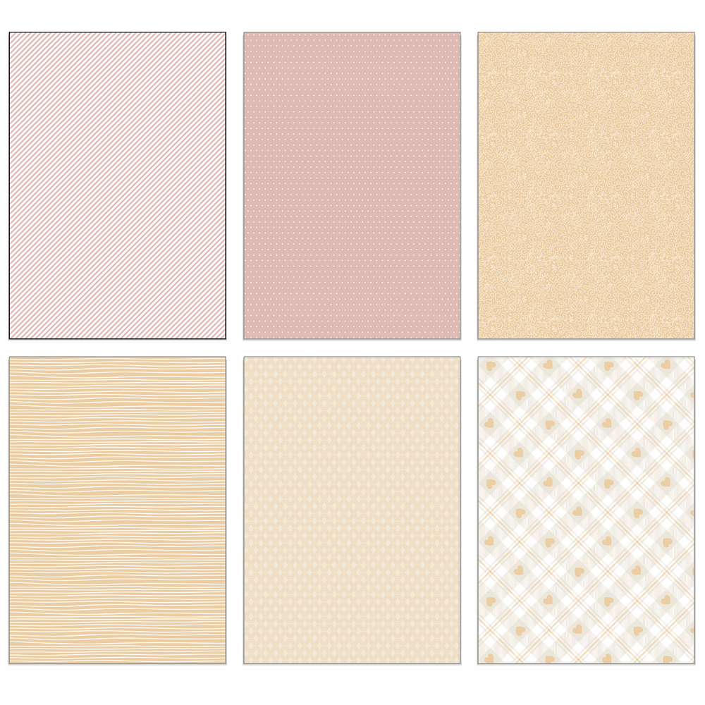 Give your cards and paper crafts a delightful boost with our exclusive 6"x8.5" cardstock pads! This lovely spring-inspired paper pad features soft, beautiful colors that dance across each page. It includes 24 double-sided sheets with 24 coordinating patterns, all printed on smooth satin finish 65# cover cardstock for a luxurious feel. Acid and lignin-free for lasting quality. Made with love in the USA!