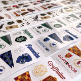 Caja con rollo de pegatinas de Harry Potter
