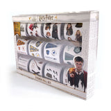 Caja con rollo de pegatinas de Harry Potter