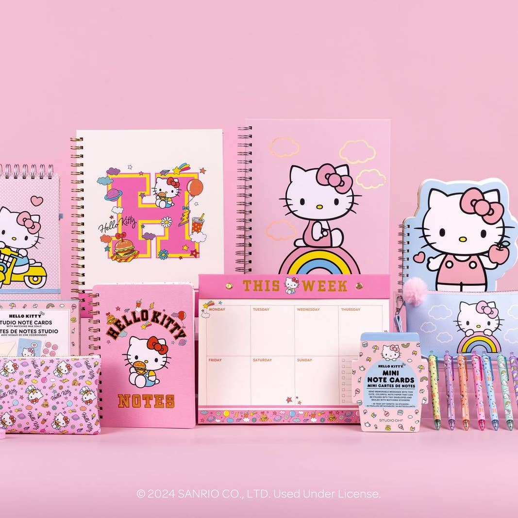 Hello Kitty Classic Pink Extra Large Spiral Notebook