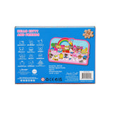 Discover joy with the Hello Kitty Wooden Jigsaw Puzzle: Street with Shops (94pcs). This officially licensed Sanrio product features iconic Hello Kitty in 94 vibrant wooden pieces. Crafted for durability and a seamless fit, it's a delightful challenge for fans of all ages 8+. Embrace positivity and bring Hello Kitty to life with this charming puzzle – perfect for relaxation and family fun. Display your completed masterpiece proudly and celebrate the timeless appeal of Hello Kitty.