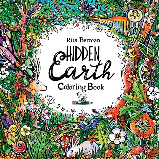 Journey into the Hidden Earth Coloring Book, a captivating exploration of nature’s wonders, brought to life through intricate illustrations by best-selling author Rita Berman.