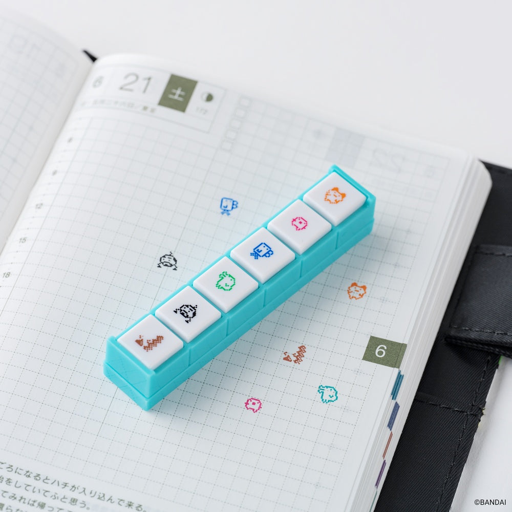 Hobonichi 2026 - Tamagotchi Pochitto6 Push-Button Stamp (Tamagotchi)