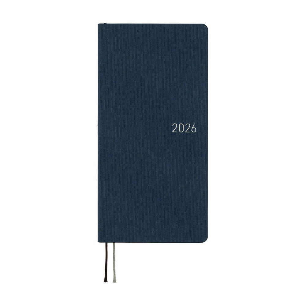 Hobonichi 2026 Spring Weeks Colors: Cosmo Blue [JPN/Tall & Slim/April Start]