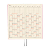 Hobonichi 2026 Weeks Colors: Strawberry Milk [ENG/Tall & Slim/Jan Start]