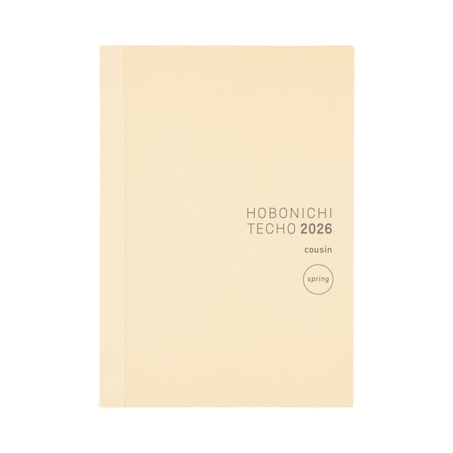 Hobonichi Techo 2026 Spring Japanese Cousin Book A5 (April Start)