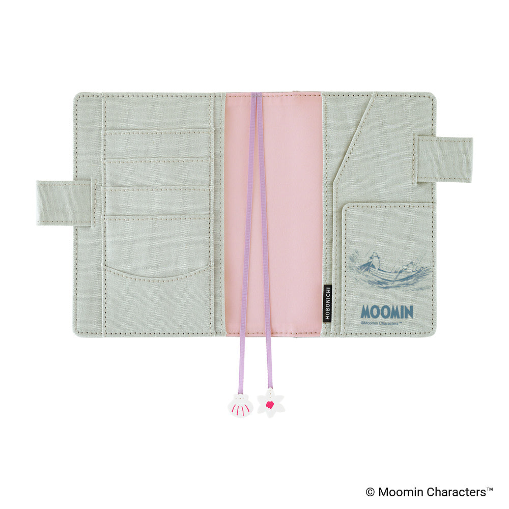 Hobonichi Techo 2027 Original Cover - Moomin: My Yard (Pale Mint)