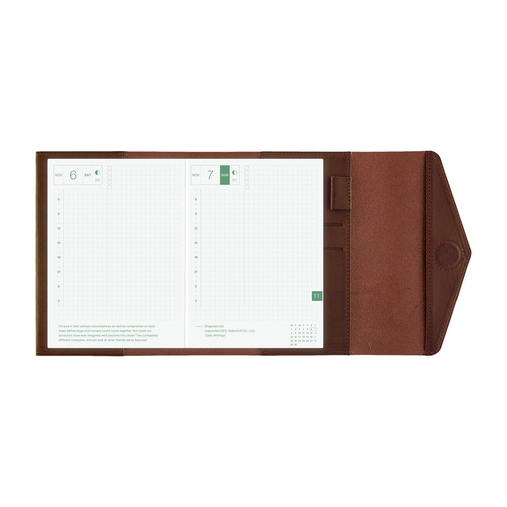Hobonichi Techo A6 Cover Glow: Chianti
