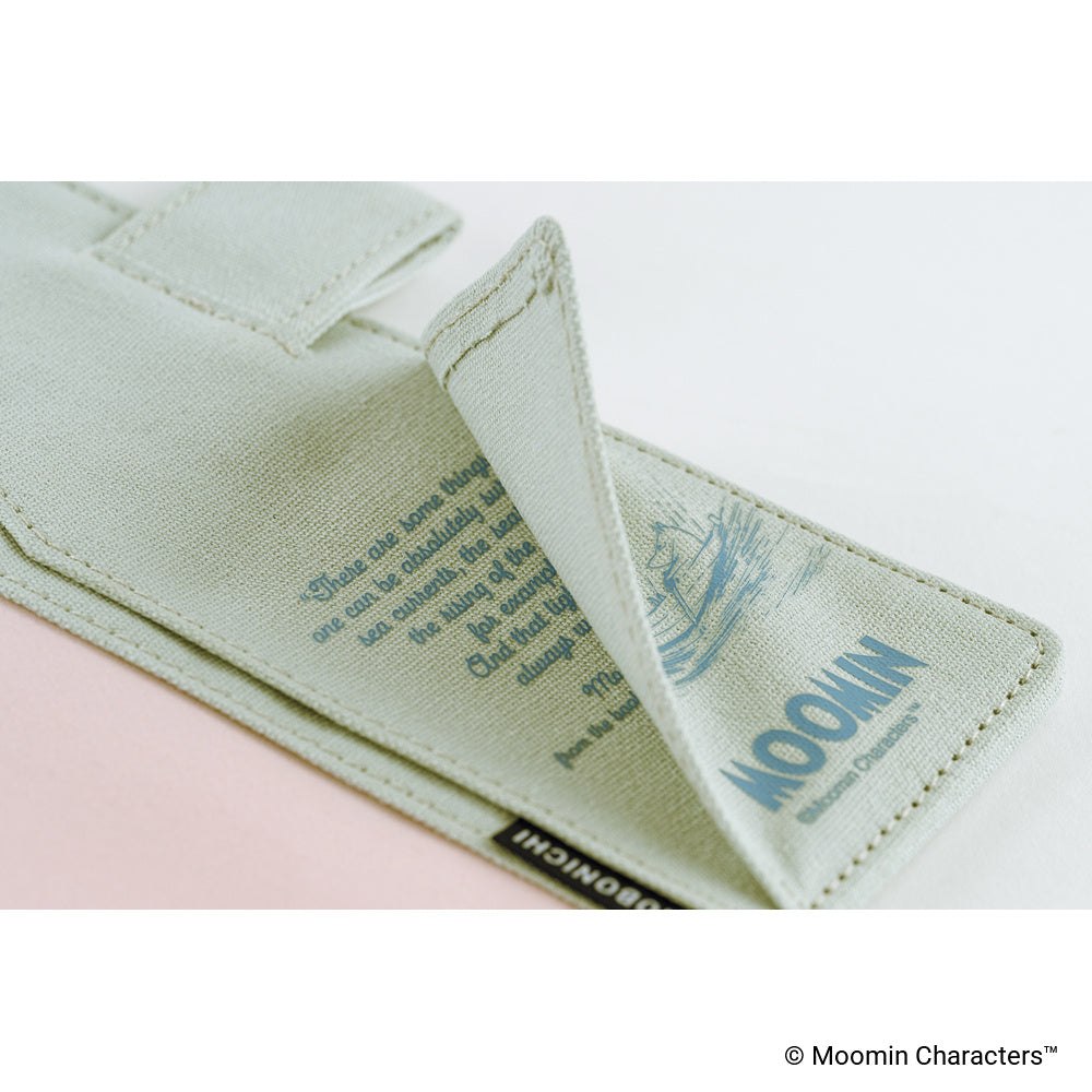 Hobonichi Techo A6 Cover Moomin: My Yard (Pale Mint)