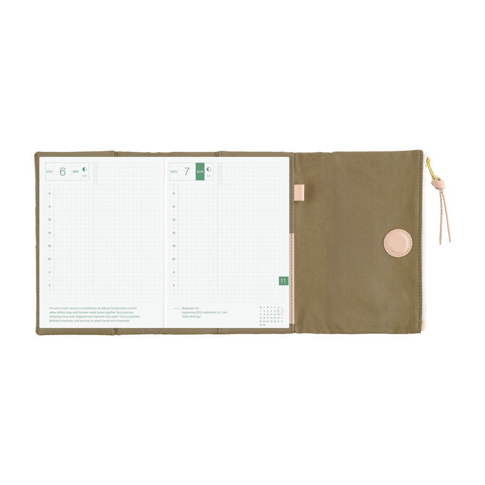 Hobonichi Techo A6 Cover Tragen: Bitter Plaid