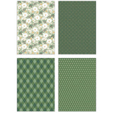 Spruce up your cards and paper crafts with our exclusive 6"x8.5" cardstock pads! Packed with charming traditional Christmas patterns, plus a sprinkle of rustic and modern styles, this paper pad offers 24 double-sided sheets featuring 24 coordinating designs. Printed on smooth satin finish 65# cover cardstock, it delivers a luxurious touch while being acid and lignin-free for lasting quality. Made with love in the USA!