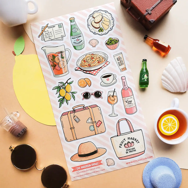 Art by: @eveandersondraws
One sticker sheet is included.
Top Coating: None
Adhesive Layer: Paper
Backing Layer: Paper
Size: 6.69"x3.54"
Weight-0.03oz
1 Sheet Included