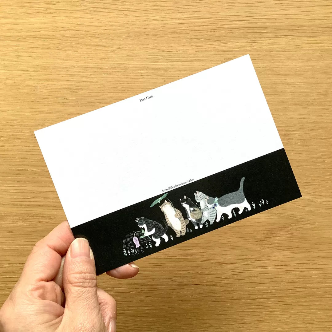 4legs Postcard - Invitation to Cat Land
