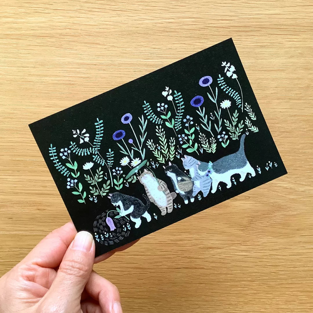 4legs Postcard - Invitation to Cat Land