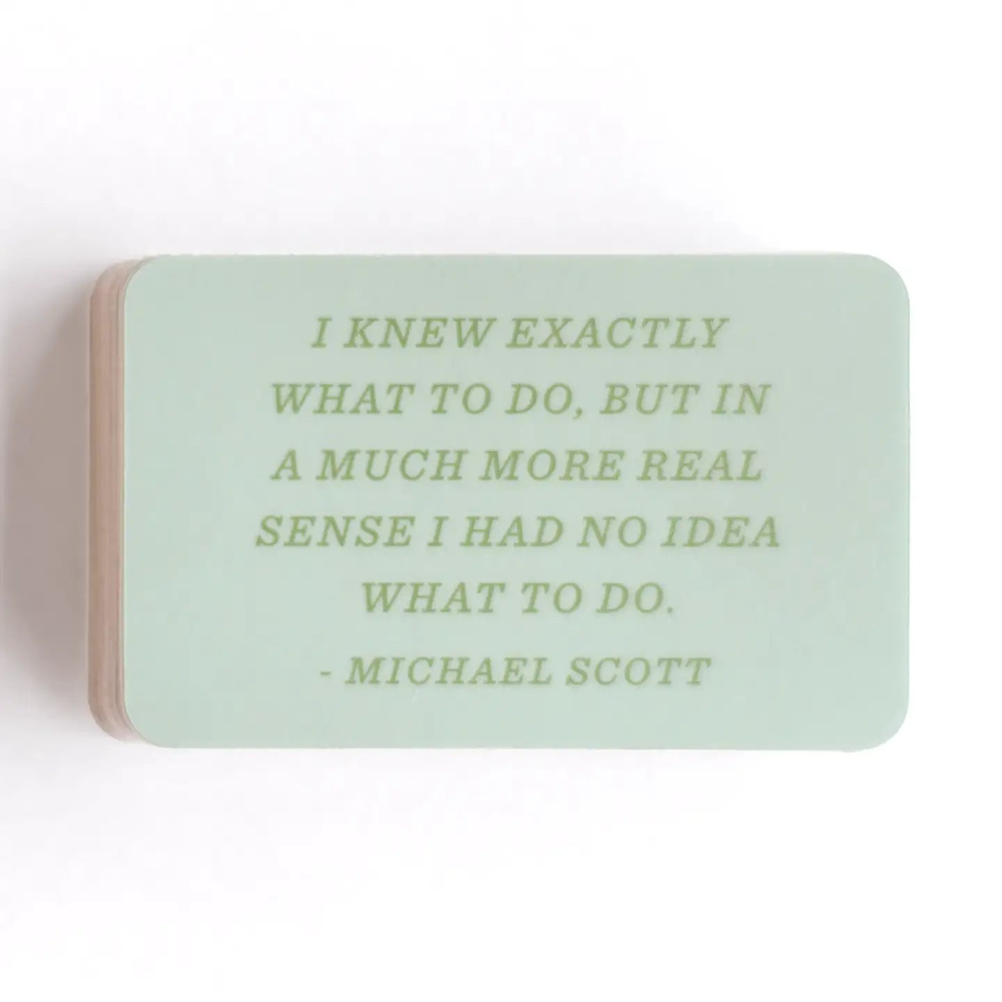 Channel your inner Michael Scott with our I Knew Exactly What To Do Decal Sticker! Inspired by the iconic quote from The Office, this sticker captures the perfect blend of humor and confidence that fans adore. Ideal for adorning your laptop, water bottle, or workspace, it’s a fun reminder to embrace your quirky personality and tackle life's challenges with a smile. It also makes an amusing gift for the Office enthusiasts in your life—whether they’re overachievers, dreamers, or just love a good laugh. Let yo