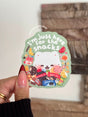 Bonita Crafty Shop - I'm Just Here For the Snacks Vinyl Sticker