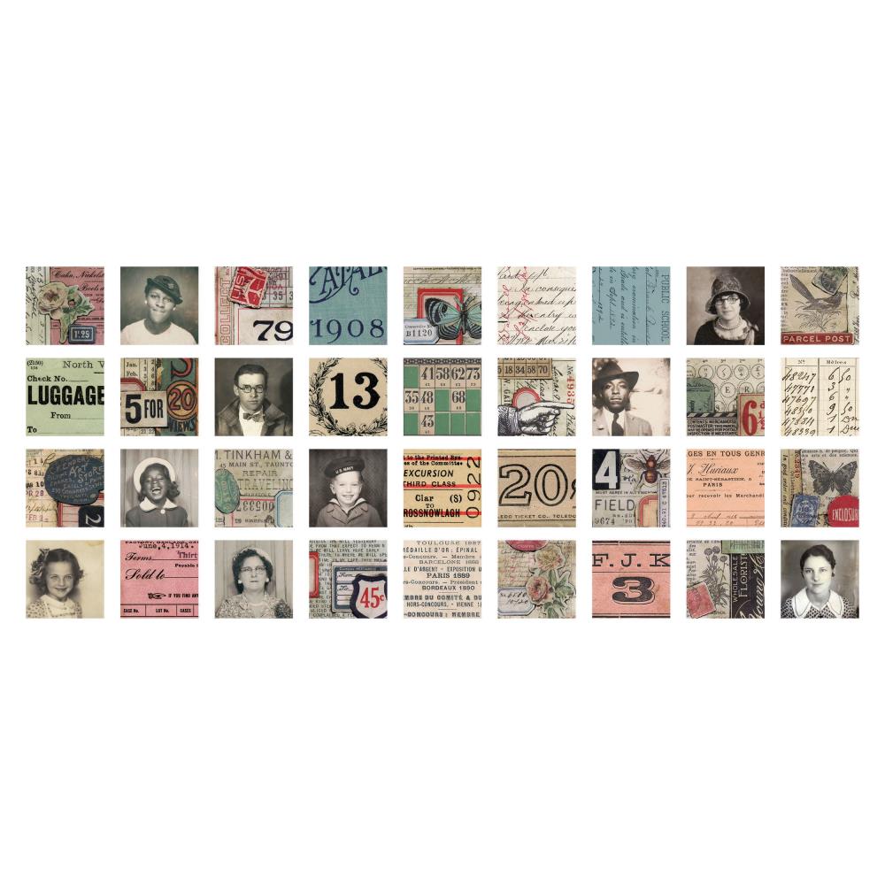 Idea-Ology Collage Tiles Tim Holtz