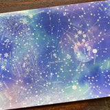 Designed by Yusei Shokai

These are best used with water-based inks in general, but dye inks are more suitable than pigment inks (they are easier to refresh cleanly). In rare cases, some inks are difficult to reject, so please try them out before using them. &nbsp;

Includes:

Body size: 100x148mm (postcard size)
Material: Paper (1 pack of 5 sheets