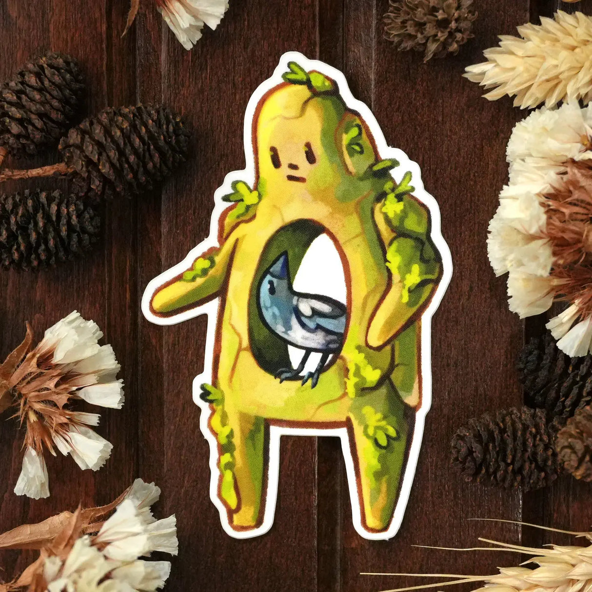 JelArts - Stone Garden Guy Vinyl Sticker