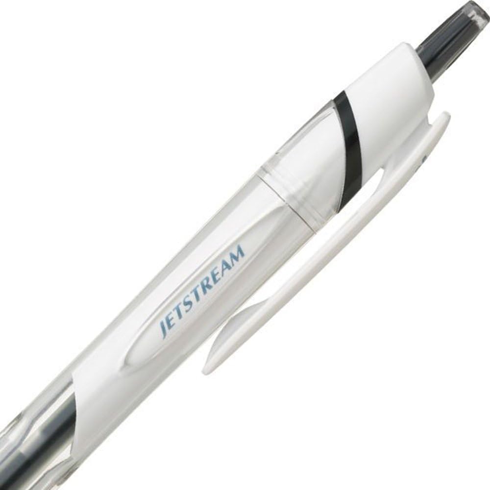 Addictive smooth writing sensation. Equipped with ultra-low friction Jetstream ink. Compared to traditional oil-based ballpoint pens, the friction coefficient has been reduced by up to 50%. By combining pigments and new color materials, we achieve sharp and intense lines. Additionally, it boasts outstanding quick-drying properties.

Size (approx.) Body: Width 11.3 × Depth 14.8 × Height 139.6mm
Ball: Diameter 0.5mm
Weight (approx.): 9.3g
Ink: Oil-based