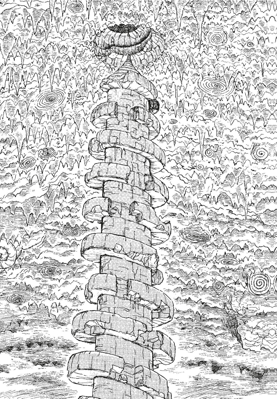 Spiral into horror with this deluxe, officially licensed set of 100 collectible postcards from legendary manga author Junji Ito. Each high-quality print showcases iconic artwork from Uzumaki, his bestselling manga series about a town cursed by spirals.

A four-time Eisner Award winner and New York Times bestselling author, Junji Ito has inspired generations of readers and creators with his legendary works of cosmic horror.