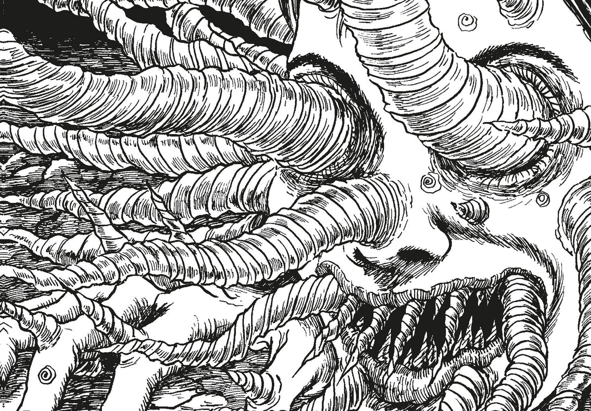 Spiral into horror with this deluxe, officially licensed set of 100 collectible postcards from legendary manga author Junji Ito. Each high-quality print showcases iconic artwork from Uzumaki, his bestselling manga series about a town cursed by spirals.

A four-time Eisner Award winner and New York Times bestselling author, Junji Ito has inspired generations of readers and creators with his legendary works of cosmic horror.