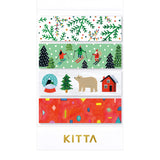 Cinta adhesiva navideña de edición limitada KITTA