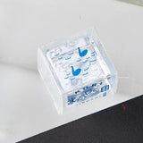Sello de claridad de cristal KORI JIRUSHI - Cisnes