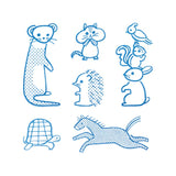 KORI JIRUSHI Crystal Clarity Stamp Set- Animals