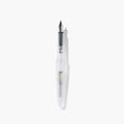 A pen that evokes the texture of frosted glass. Its translucency reveals the internal mechanism as an aesthetic feature. Careful consideration of form and colour palette ensures an elegant presence, even when not in use.&nbsp;

The pen is equipped with thoughtful functionality, including an extended grip section and a screw cap designed for quick access with minimal turns. The visible ink level allows for easy refills.

Available in a Fine and Medium nib
Includes converter
Steel nib