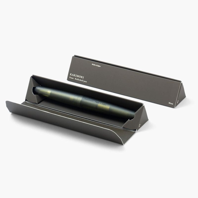 A pen that evokes the texture of frosted glass. Its translucency reveals the internal mechanism as an aesthetic feature. Careful consideration of form and colour palette ensures an elegant presence, even when not in use.&nbsp;

The pen is equipped with thoughtful functionality, including an extended grip section and a screw cap designed for quick access with minimal turns. The visible ink level allows for easy refills.

Available in a Fine and Medium nib
Includes converter
Steel nib