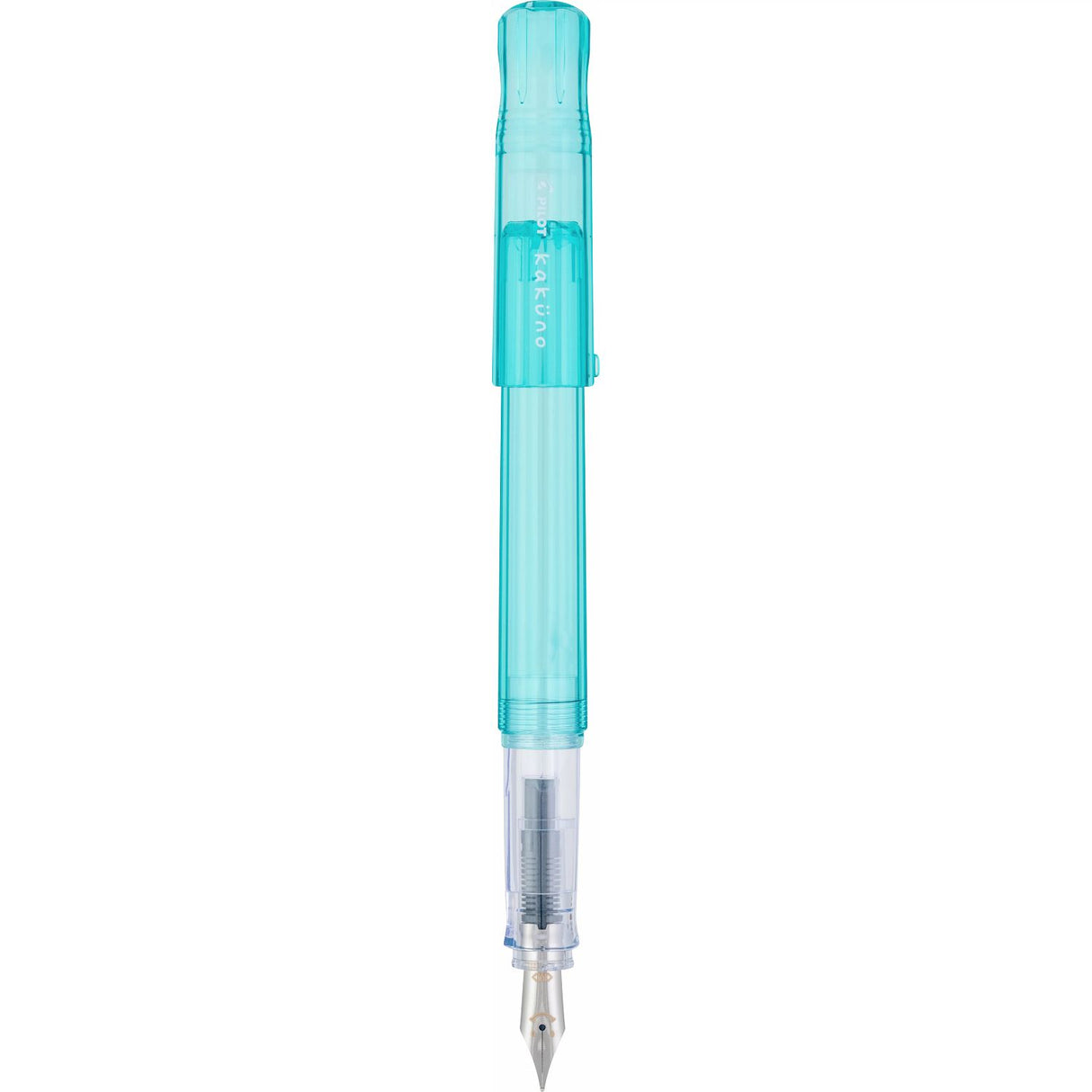 Pilot Kakuno Fountain Pen - Clear Aqua