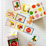 Stamp washi looks like stamps but use like stickers!

Karen's cute shoppers and fun signs.


Perfect for decorating planners, journals, cards, gifts, and scrapbooks. The perfect roll of washi for stationery lovers!

25mm x 10m tape&nbsp;
10 patterns before it repeats.
Comes in a cute illustrated box.
Artwork property of Karen Schipper