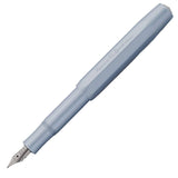 The heavy model of the Sport series made of aluminum.

This pocket fountain pen is only 10.5 cm tall when closed and grows to a normal size of 13 cm with the cap tucked on.

The fountain pen comes with a brass Kaweco tin.&nbsp;