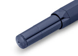 Kaweco CLASSIC SPORT Gel Roller Navy

The rollerball in the color navy captivates with a deep, saturated blue. The color name was coined by the dark blue uniforms of the British Royal Navy officers of the 17th century. It makes us dream of the vastness of the sea and promotes our inspiration.