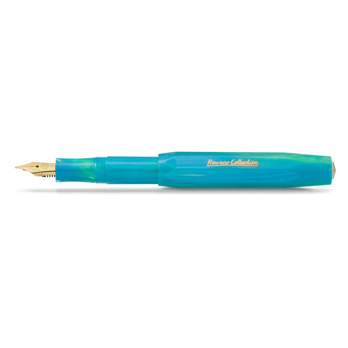 Kaweco COLLECTION Fountain Pen - Marble Ocean
Explore the depths of the world's oceans

Get ready to go on a treasure hunt with our new Kaweco Collection fountain pen. The Marble Ocean combines the dynamic shades of green and blue with flowing lightness, which reflect the variety of colours of the ocean. From crystal clear, turquoise waters, deep blue seabed and even fluorescent flora and fauna, the Kaweco Collection Marble Ocean finds a stream of inspiration in it.