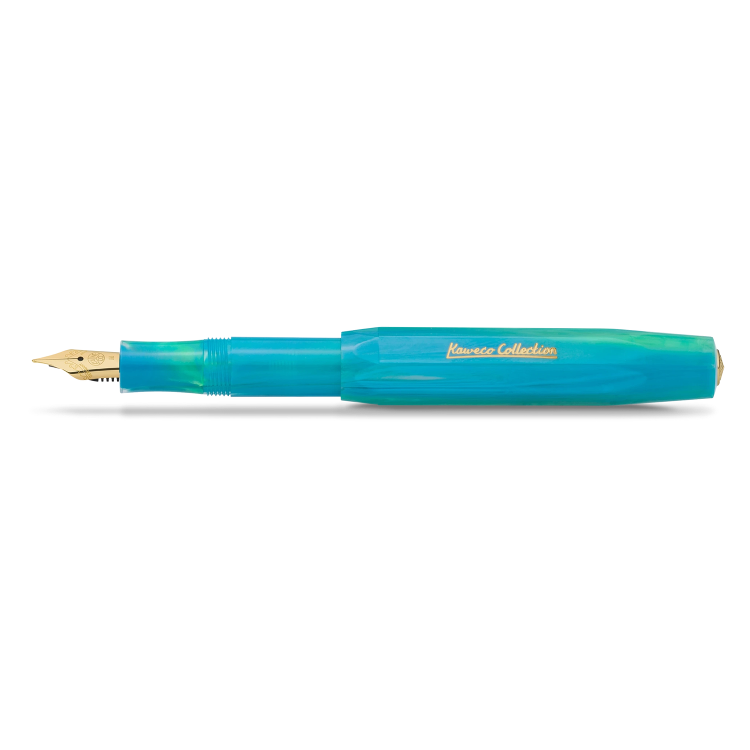 Kaweco COLLECTION Fountain Pen - Marble Ocean
Explore the depths of the world's oceans

Get ready to go on a treasure hunt with our new Kaweco Collection fountain pen. The Marble Ocean combines the dynamic shades of green and blue with flowing lightness, which reflect the variety of colours of the ocean. From crystal clear, turquoise waters, deep blue seabed and even fluorescent flora and fauna, the Kaweco Collection Marble Ocean finds a stream of inspiration in it.