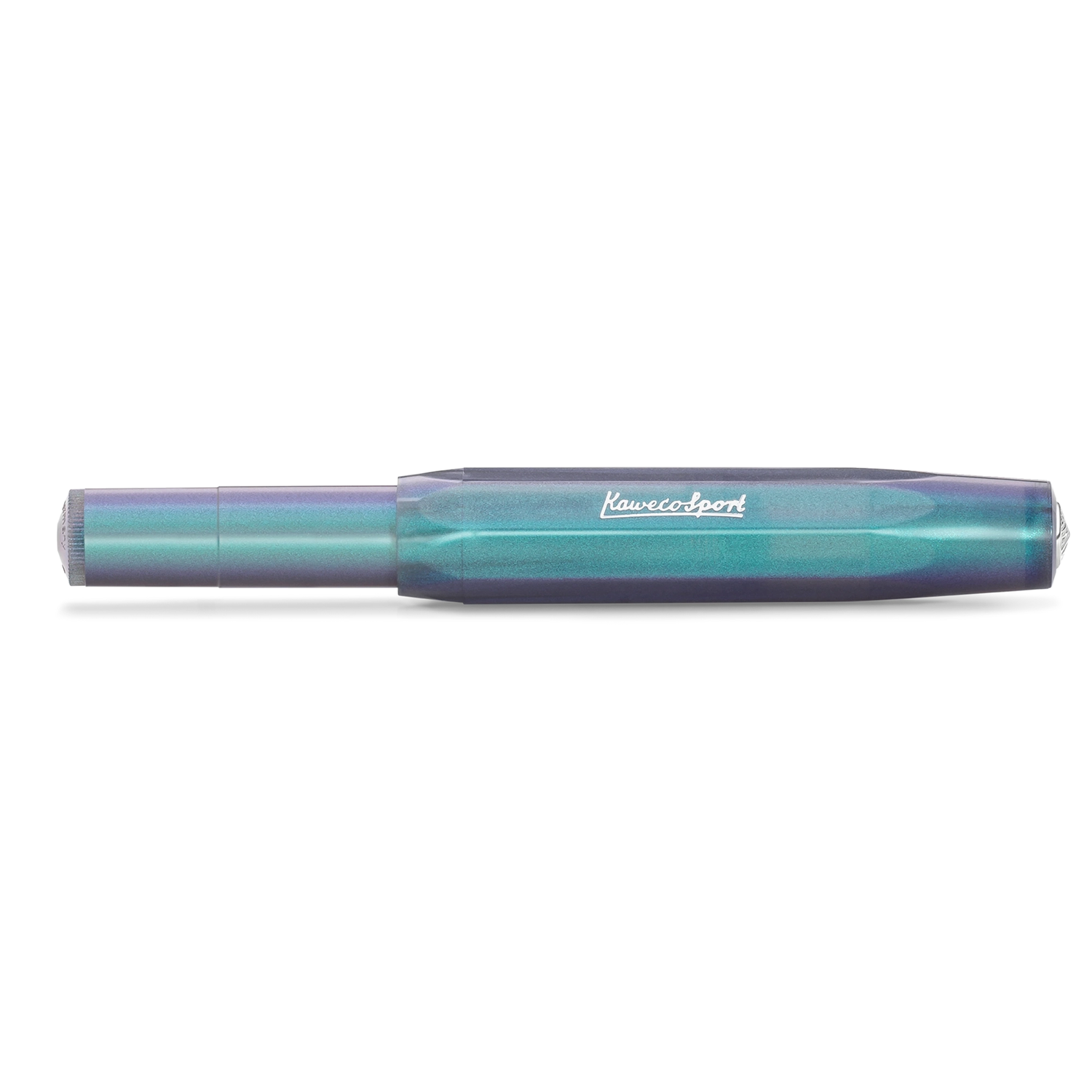 Kaweco LUNAR SPORT Fountain Pen - Shadow Blue
Mysterious as the moon

Houston, we have a new series: the new LUNAR SPORT takes its first steps into the Kaweco standard range. Now the series sparkles again in two more magical nuances: While our Shadow Blue is reminiscent of mysterious galaxy nebulae in the space depths, the Light Blue shines with its more subtle and gentle properties, like forget-me-nots in full bloom.

Both are imbued with an intriguing, iridescent color change that makes the blue and purpl