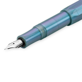 Kaweco LUNAR SPORT Fountain Pen - Shadow Blue
Mysterious as the moon

Houston, we have a new series: the new LUNAR SPORT takes its first steps into the Kaweco standard range. Now the series sparkles again in two more magical nuances: While our Shadow Blue is reminiscent of mysterious galaxy nebulae in the space depths, the Light Blue shines with its more subtle and gentle properties, like forget-me-nots in full bloom.

Both are imbued with an intriguing, iridescent color change that makes the blue and purpl
