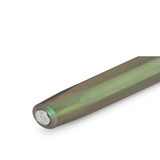 Houston, we have a new series: the new LUNAR SPORT dares to take the first step into the Kaweco standard range. For the first time, the series sparkles here in two magical nuances: While the colour Light Green shimmers brightly, like delicate moonlight, Shadow Green is reminiscent of a fresh spring night and sprouting buds. Green and bronze light up alternately within an iridescent color change when you move the pen in the light, providing space for exciting color contrasts.

A play of light and shadow

Wit